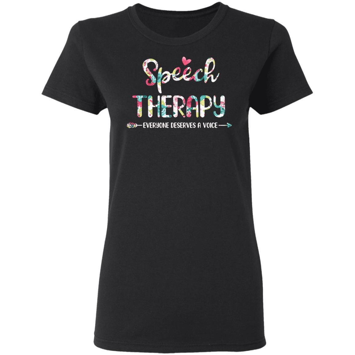 Speech Therapy Language Pathologist Gift Girl-T-Shirt & Hoodie-Women's T-Shirt-Black