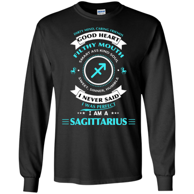 I'm A Sagittarius-T-Shirt & Hoodie-Long Sleeve T-Shirt-Black