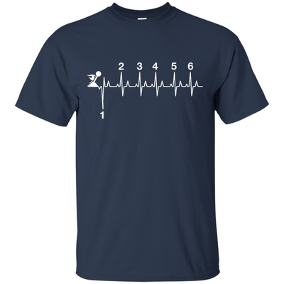 Heartbeat Gear Shifting-T-Shirt & Hoodie-Classic T-Shirt-Navy