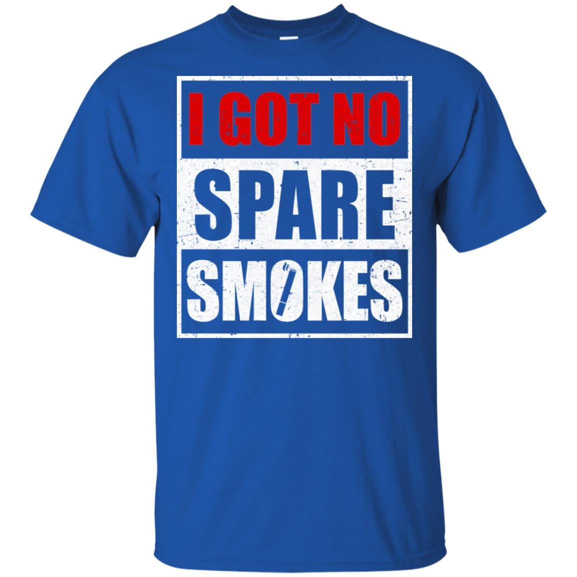 Funny I Got No Spare Smokes-T-Shirt & Hoodie-Classic T-Shirt-Royal