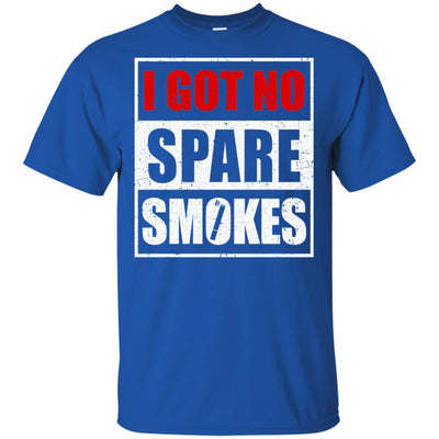 Funny I Got No Spare Smokes-T-Shirt & Hoodie-Classic T-Shirt-Royal