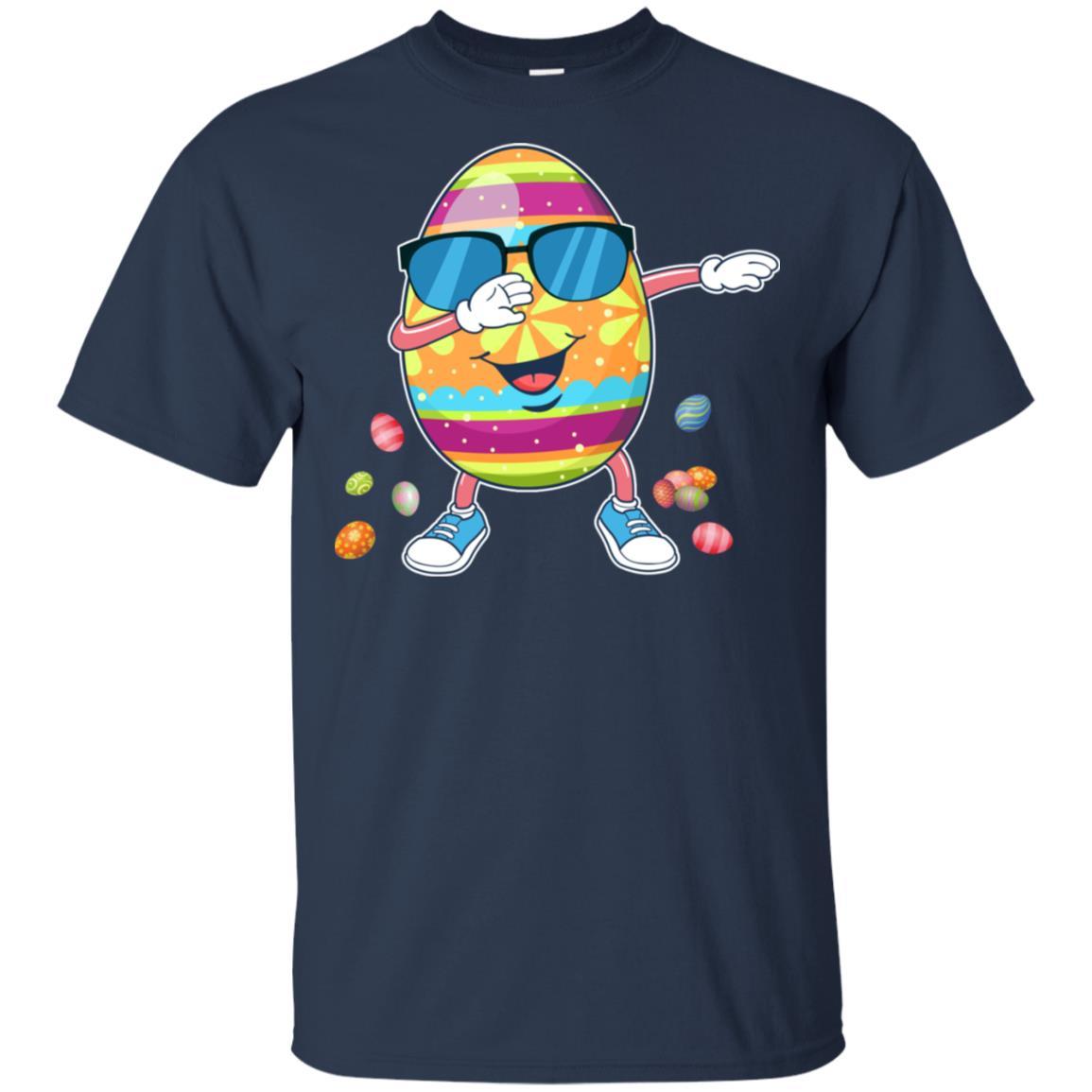 Easter Funny Birthday Dabbing Egg Gift Kids-T-Shirt & Hoodie-Classic T-Shirt-Navy