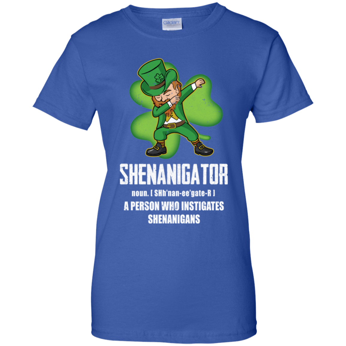 Shenanigator Person Who Instigates Shenanigans Irish-T-Shirt & Hoodie-Women's T-Shirt-Royal