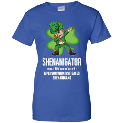 Shenanigator Person Who Instigates Shenanigans Irish-T-Shirt & Hoodie-Women's T-Shirt-Royal
