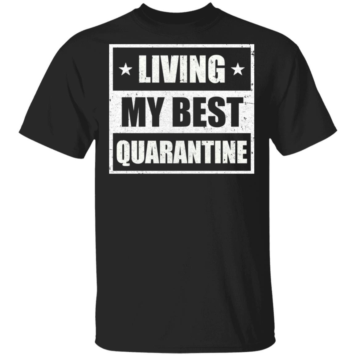Best Quarantine Mom Ever Funny Social Distancing-T-Shirt & Tank Top-Classic T-Shirt-Black