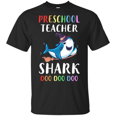 Preschool Teacher Shark Doo Doo Doo Halloween-T-Shirt & Hoodie-Classic T-Shirt-Black