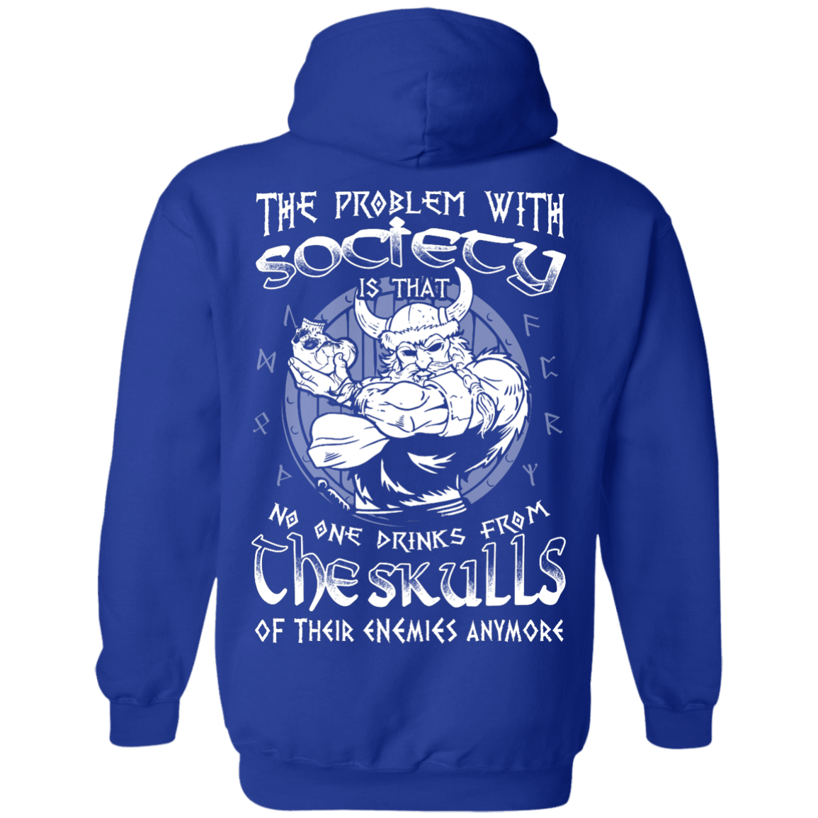 The Problem With Society-T-Shirt & Hoodie-Pullover Hoodie-Royal