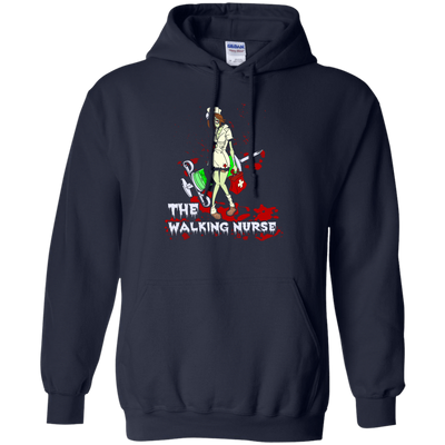 The Walking Nurse-T-Shirt & Hoodie-Pullover Hoodie-Navy