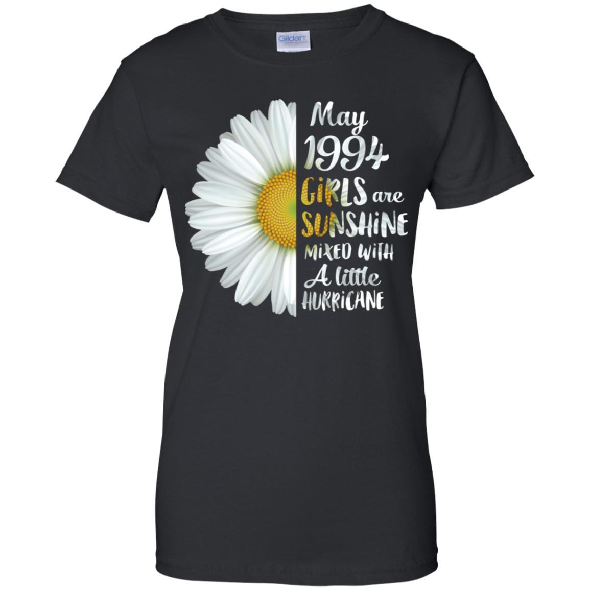 May Girls 1994 27th Birthday Gifts-T-Shirt & Tank Top-Women's T-Shirt-Black