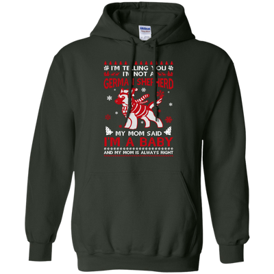 I'm Telling You I'm Not A German Shepherd-T-Shirt & Hoodie-Pullover Hoodie-Forest Green