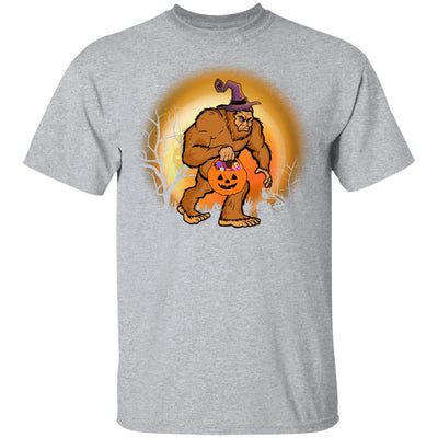Funny Bigfoot Halloween For Kids Boys Girls-T-Shirt & Hoodie-Classic T-Shirt-Sport Grey