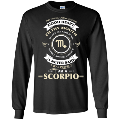 I'm A Scorpio-T-Shirt & Hoodie-Long Sleeve T-Shirt-Black