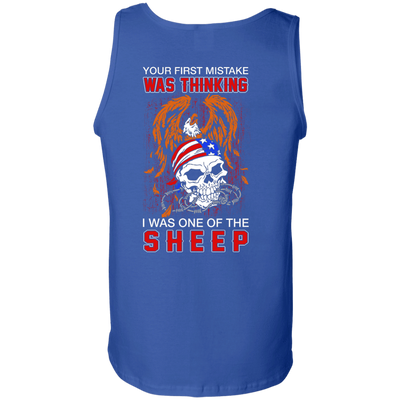 Your First Mistake Was Thinking I Was One Of The Sheep-T-Shirt & Hoodie-Unisex Tank-Royal