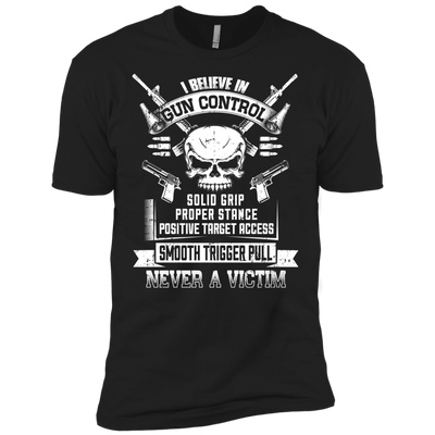 I Believe In Gun Control-T-Shirt & Hoodie-Premium T-Shirt-Black