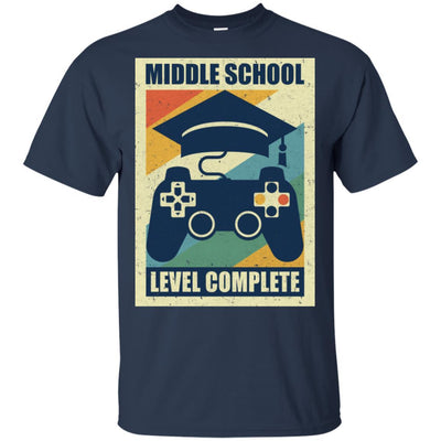 Middle School Graduation Video Game Gamer Gifts-T-Shirt & Hoodie-Classic T-Shirt-Navy
