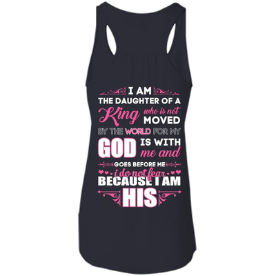 I Am The Daughter Of A King-T-Shirt & Hoodie-Women's Flowy Racerback Tank-Midnight