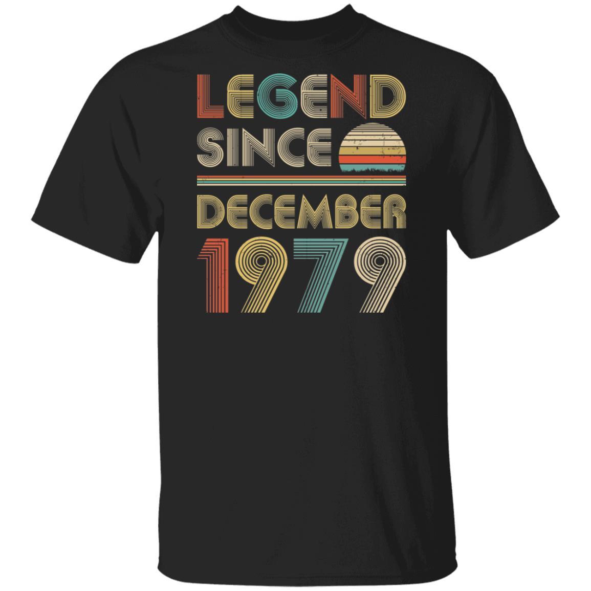 Legend Since December 1979 Vintage 43th Birthday Gifts