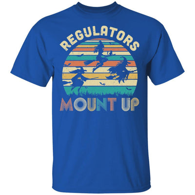 Vintage Regulators Mount Up Funny Halloween Witch-T-Shirt & Tank Top-Classic T-Shirt-Royal