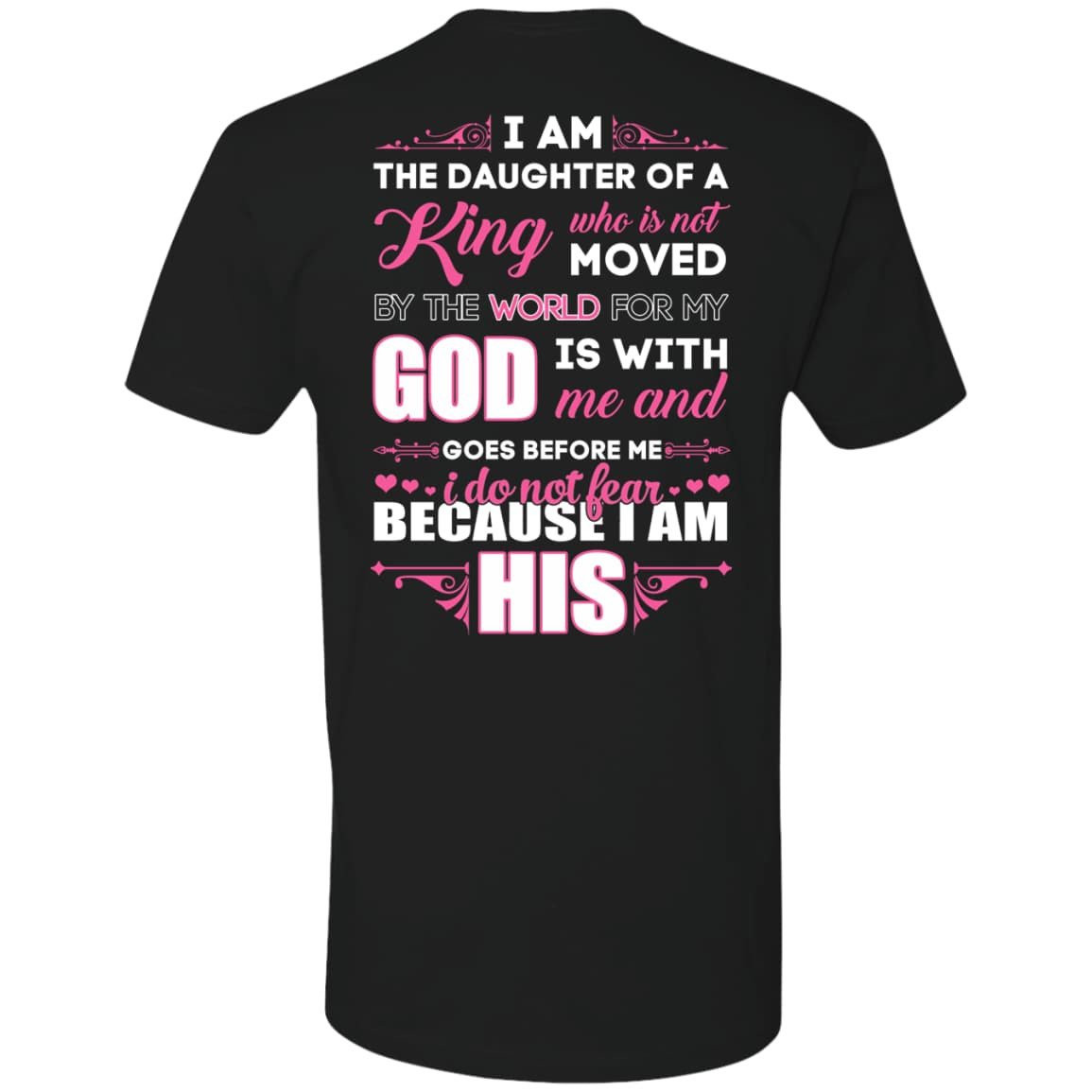 I Am The Daughter Of A King-T-Shirt & Hoodie-Premium T-Shirt-Black