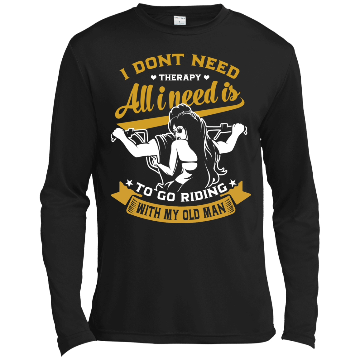 I Don't Need Therapy-T-Shirt & Hoodie-Long Sleeve T-Shirt-Black