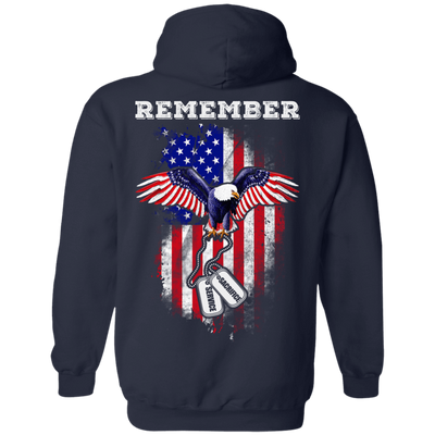 Remember Sacrifice Service-T-Shirt & Hoodie-Pullover Hoodie-Navy