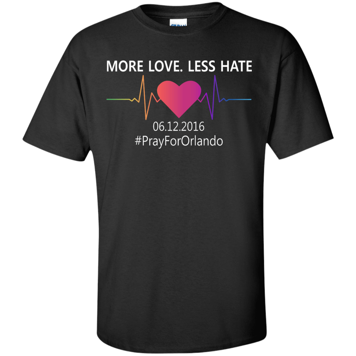 More Love Less Hate - Orlando-T-Shirt & Hoodie-Classic T-Shirt-Black