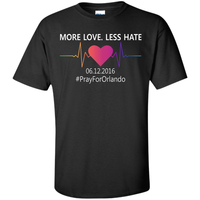 More Love Less Hate - Orlando-T-Shirt & Hoodie-Classic T-Shirt-Black