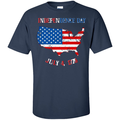 America Independence Day-T-Shirt & Hoodie-Classic T-Shirt-Navy