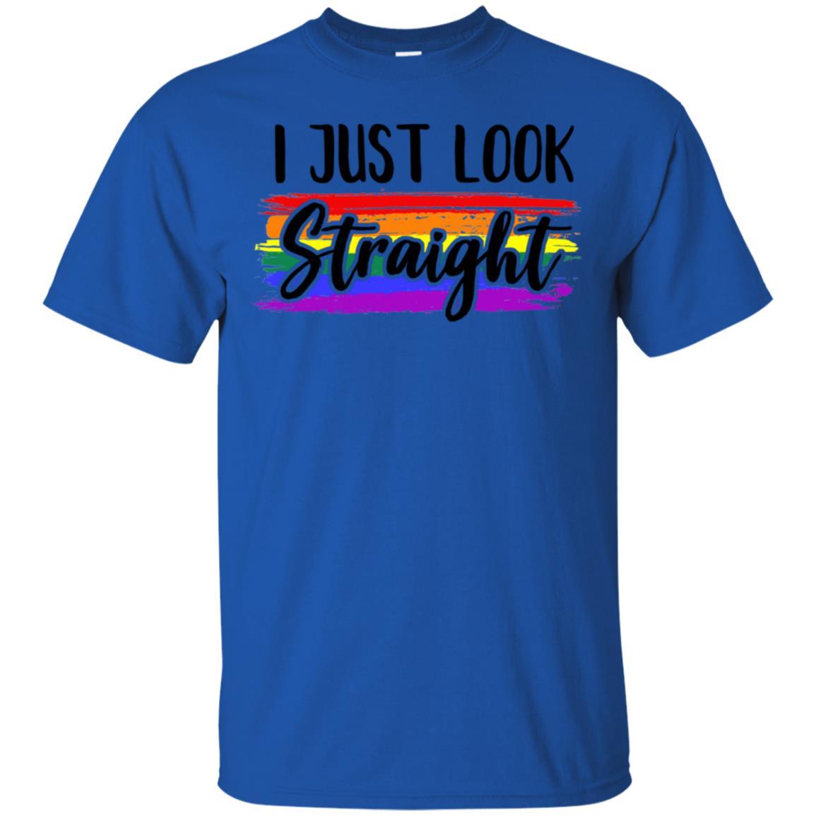I Just Look Straight LGBT Pride Month-T-Shirt & Hoodie-Classic T-Shirt-Royal