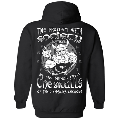 The Problem With Society-T-Shirt & Hoodie-Pullover Hoodie-Black