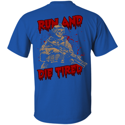 Run And Die Tired T Shirt-T-Shirt & Hoodie-Classic T-Shirt-Royal