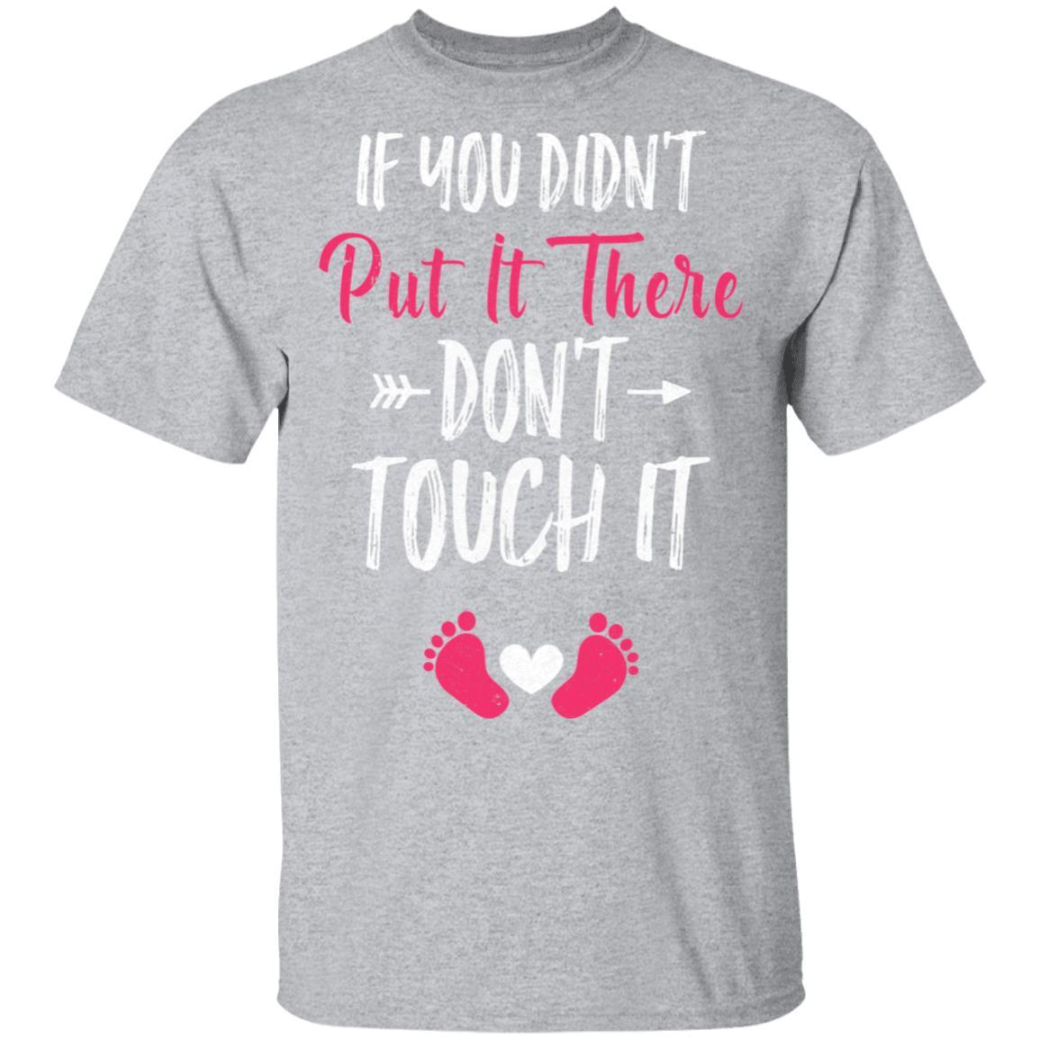 Soon To Be Mommy 2021 Gender Pink If You Didn't Put It There-T-Shirt & Hoodie-Classic T-Shirt-Sport Grey