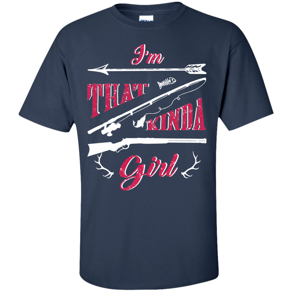 I'M THAT KINDA GIRL-T-Shirt & Hoodie-Classic T-Shirt-Navy