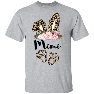 Flower Leopard Bunny Mimi Easter Day Women Gifts-T-Shirt & Hoodie-Classic T-Shirt-Sport Grey