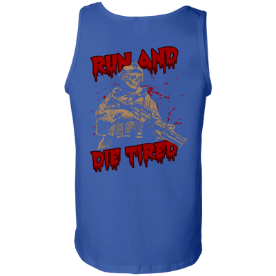 Run And Die Tired T Shirt-T-Shirt & Hoodie-Unisex Tank-Royal