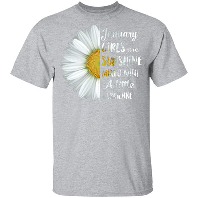 Daisy January Girls Birthday Gifts For Women-T-Shirt & Tank Top-Classic T-Shirt-Sport Grey