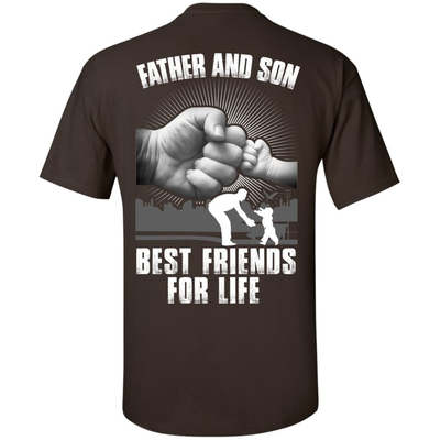 Father And Son Best Friends For Life-T-Shirt & Hoodie-Classic T-Shirt-Dark Chocolate