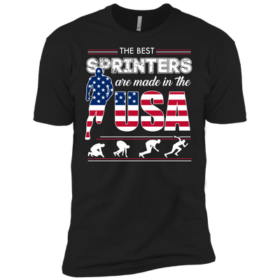 The Best Sprinters USA-T-Shirt & Hoodie-Premium T-Shirt-Black