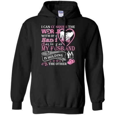 I Can Conquer The World With One Hand-T-Shirt & Hoodie-Pullover Hoodie-Black