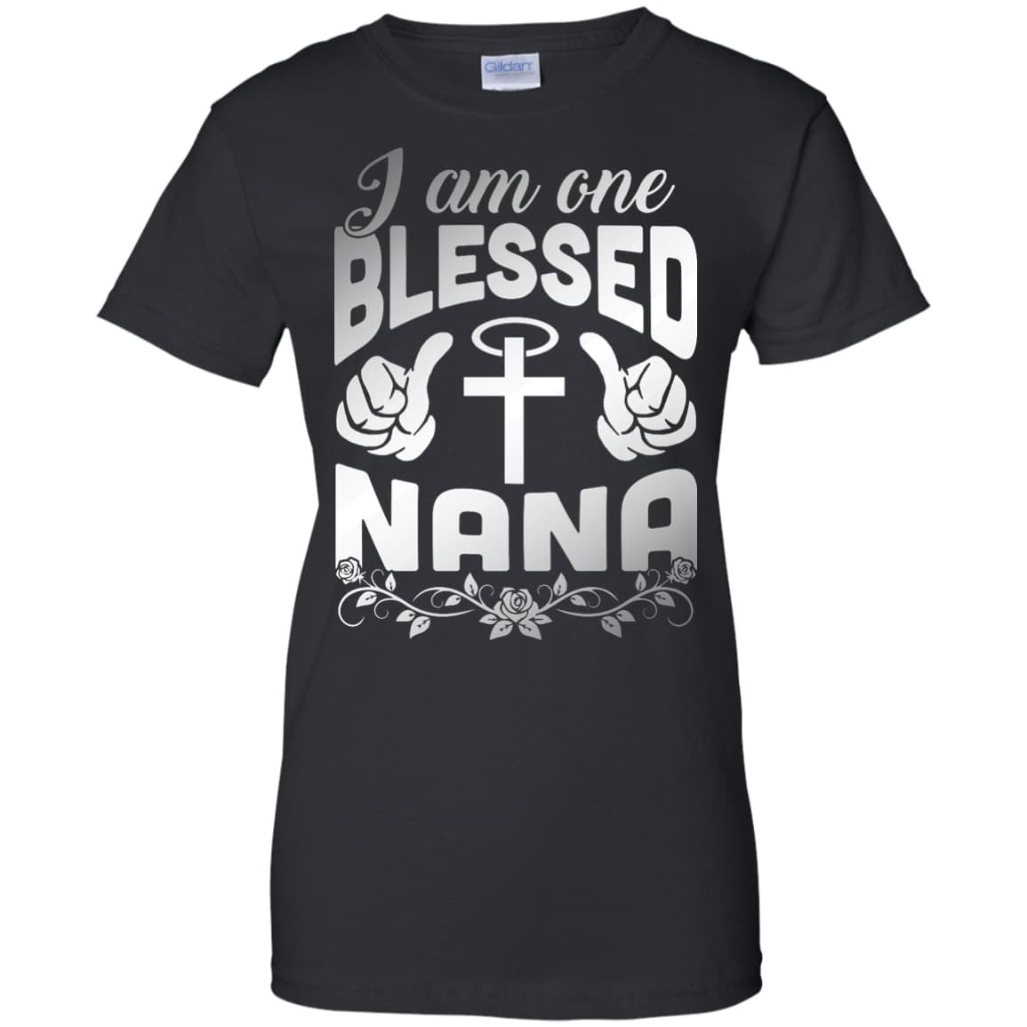 I Am One Blessed Nana-T-Shirt & Hoodie-Women's T-Shirt-Black