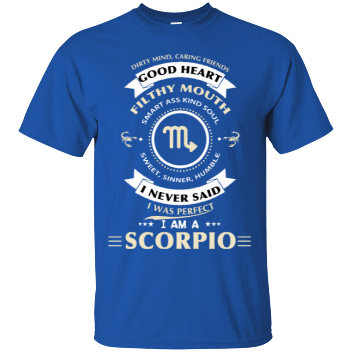 I'm A Scorpio-T-Shirt & Hoodie-Classic T-Shirt-Royal