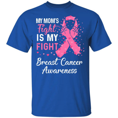 My Mom's Fight Is My Fight Breast Cancer Awareness-T-Shirt & Hoodie-Classic T-Shirt-Royal