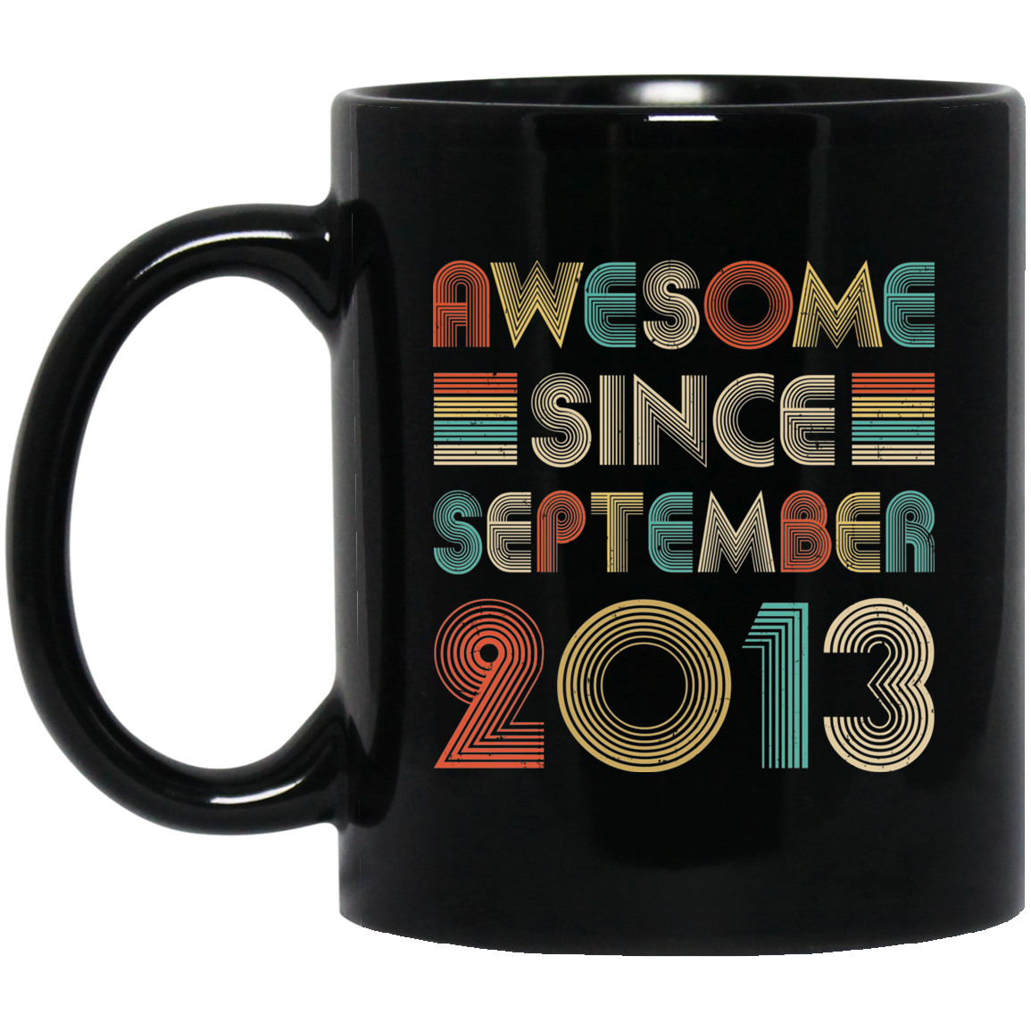 Awesome Since September 2013 Vintage 9th Birthday Gifts Mug