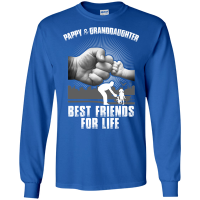 Pappy And Granddaughter Best Friends For Life-T-Shirt & Sweatshirt-Long Sleeve T-Shirt-Royal
