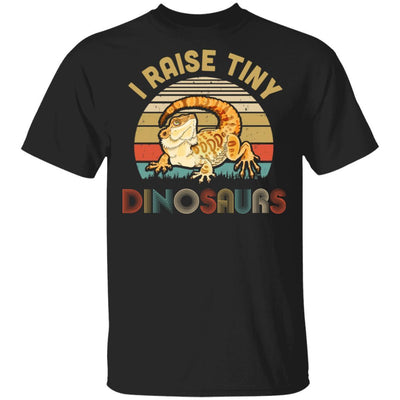 I Raise Tiny Dinosaurs Great Gift For Bearded Dragon Lovers-T-Shirt & Hoodie-Classic T-Shirt-Black