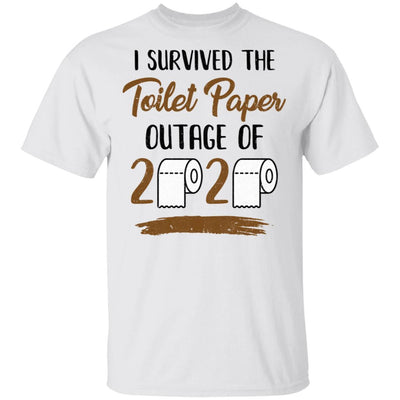 I Survived The Toilet Paper Outage-T-Shirt & Tank Top-Classic T-Shirt-White