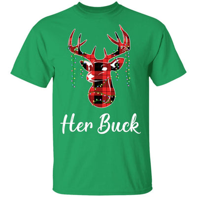 Her Buck Couples Matching Christmas Pajamas Costume Gift-T-Shirt & Sweatshirt-Classic T-Shirt-Irish Green
