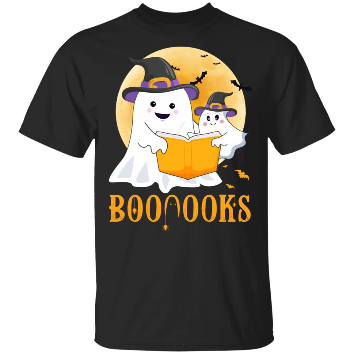 Booooks Halloween Tee Boo Read Books