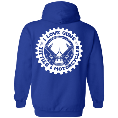 I Love Guns Titties Motorcycles-T-Shirt & Hoodie-