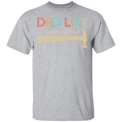 Carpenter Dad Life Totally Nailed It Fathers Day Gifts-T-Shirt & Hoodie-Classic T-Shirt-Sport Grey